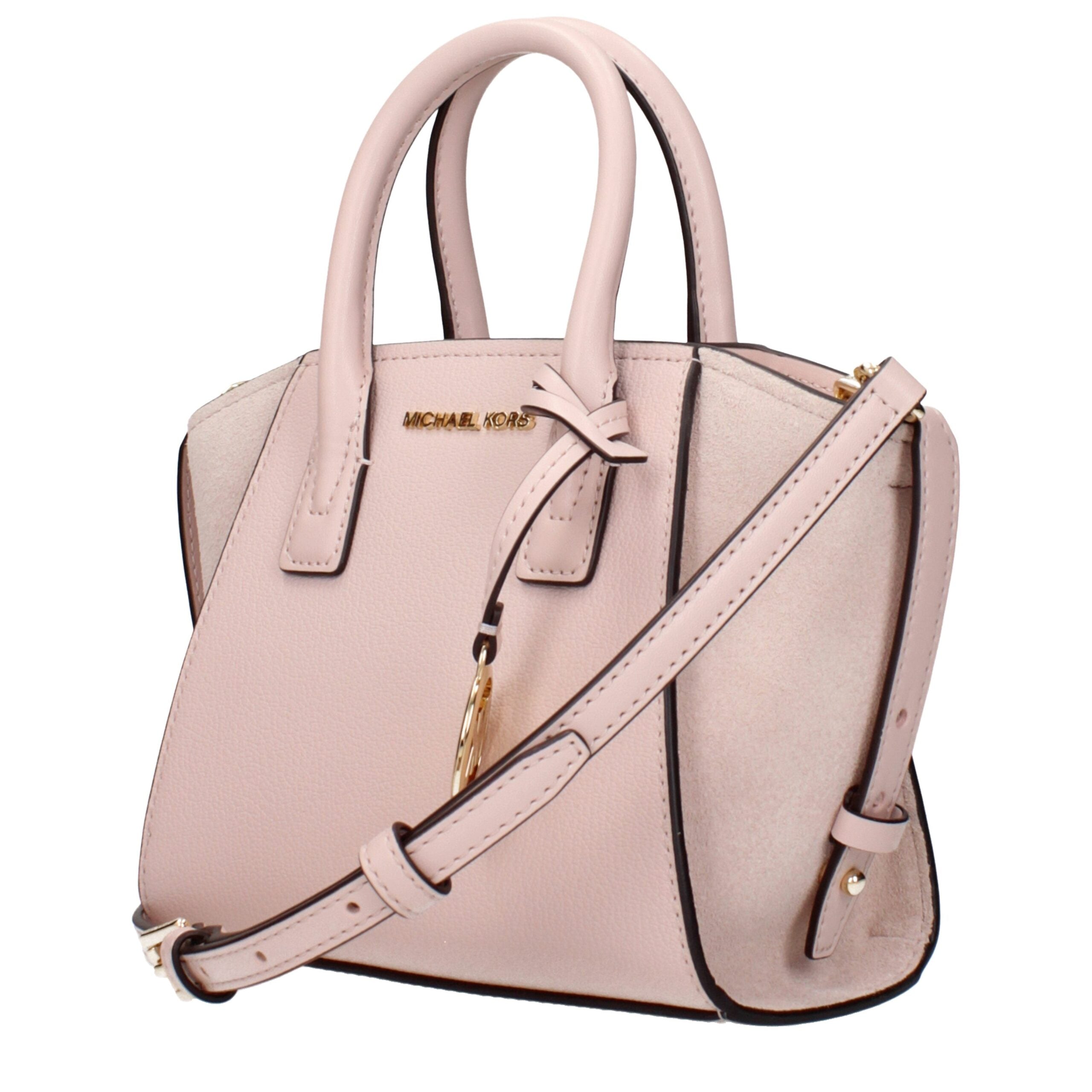 Sac à main en cuir rose Michael Kors