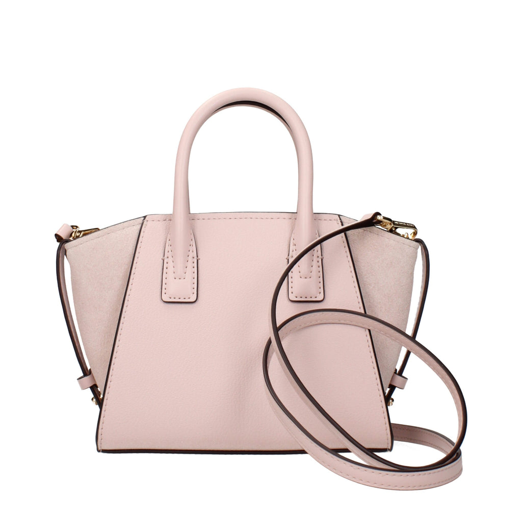 Sac à main en cuir rose Michael Kors