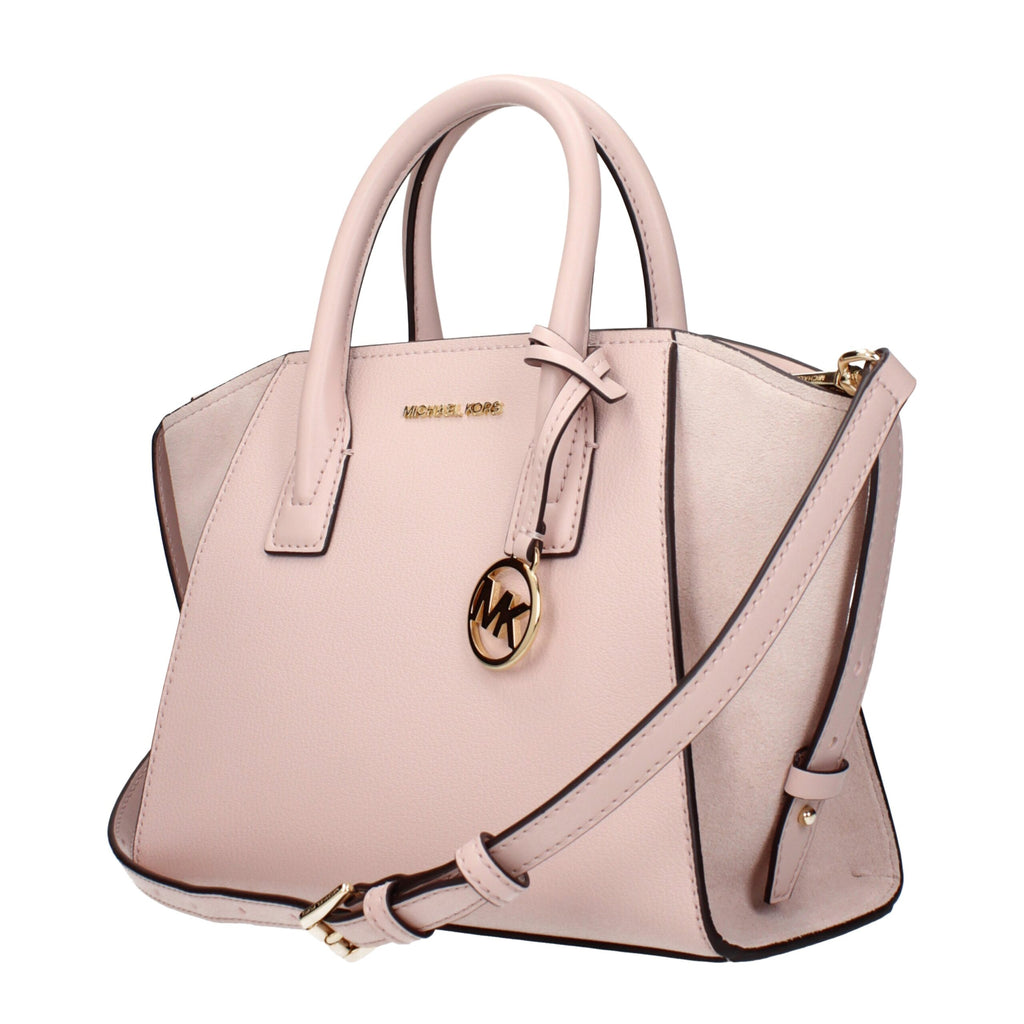 Sac à main en cuir rose Michael Kors