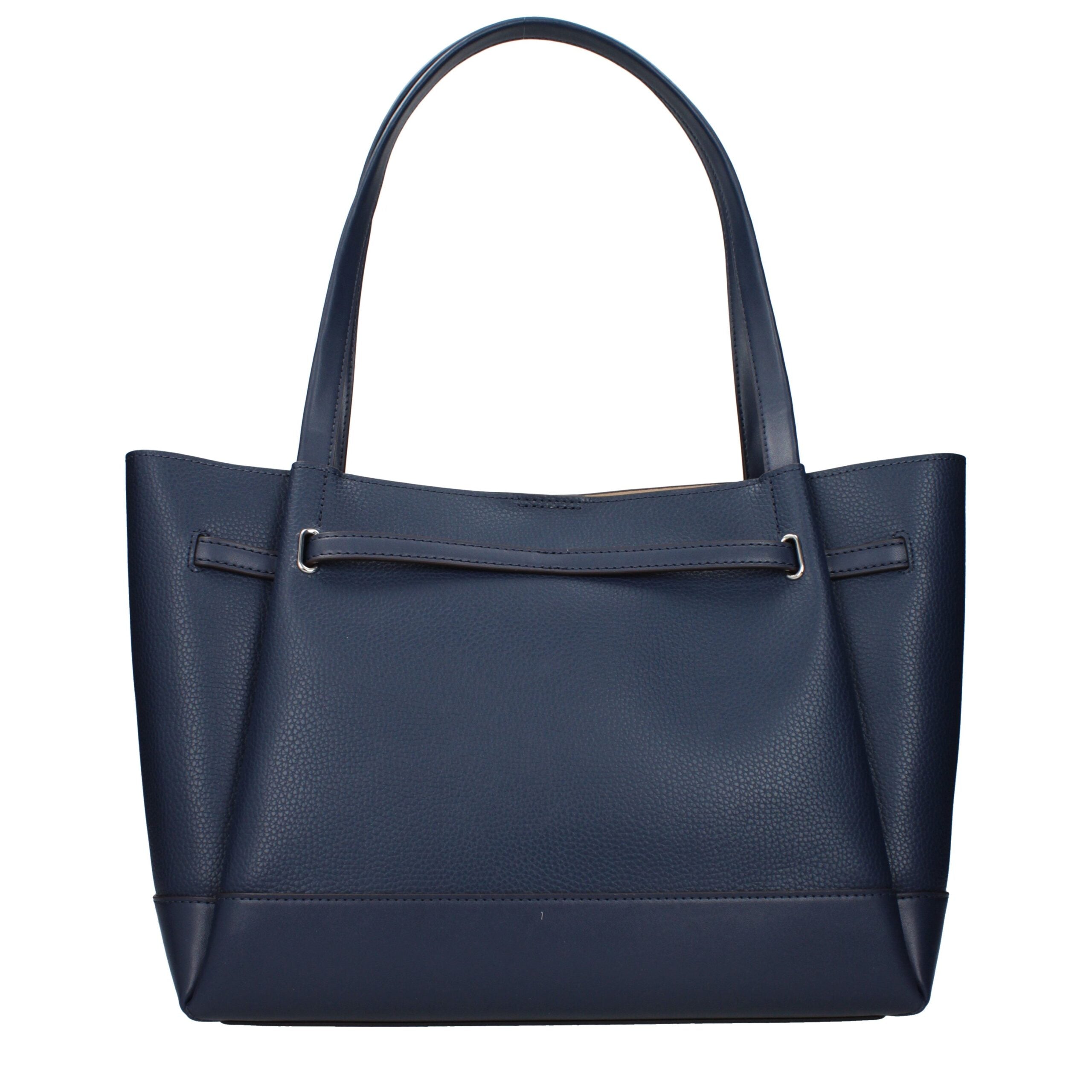 Sac à main en cuir bleu Michael Kors