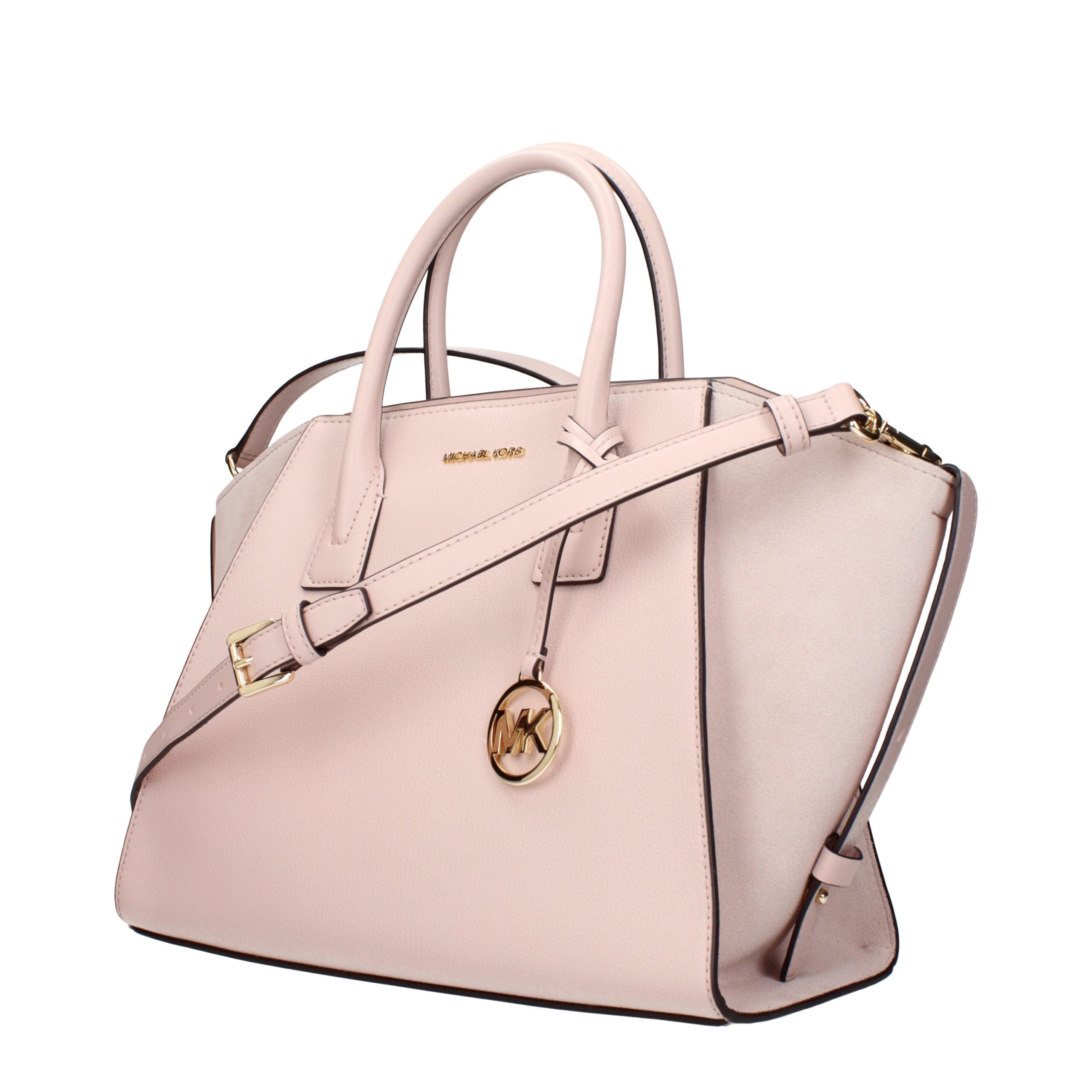 Bolso de cuero rosa Michael Kors