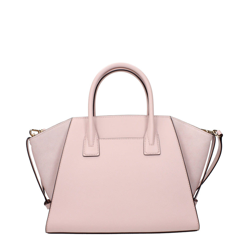 Bolso de cuero rosa Michael Kors