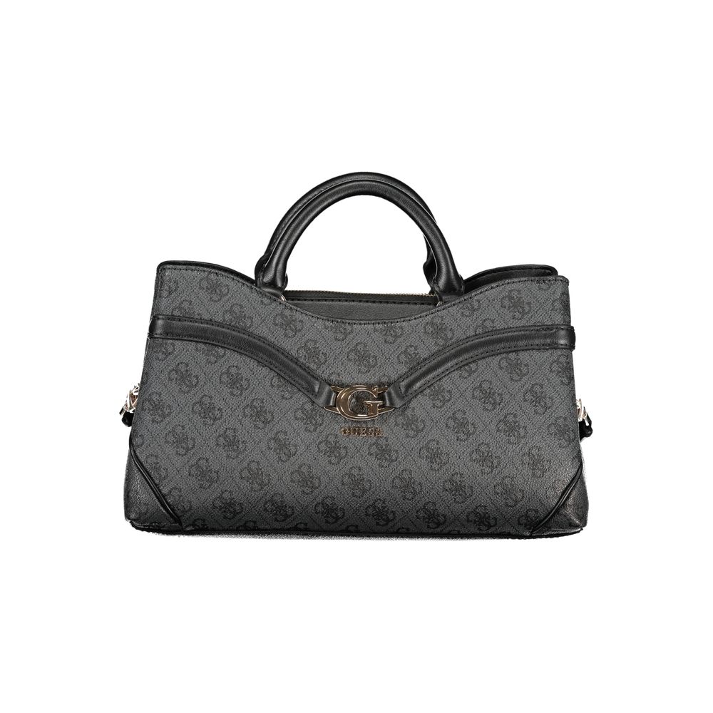 Sac à main en polyuréthane noir Guess
