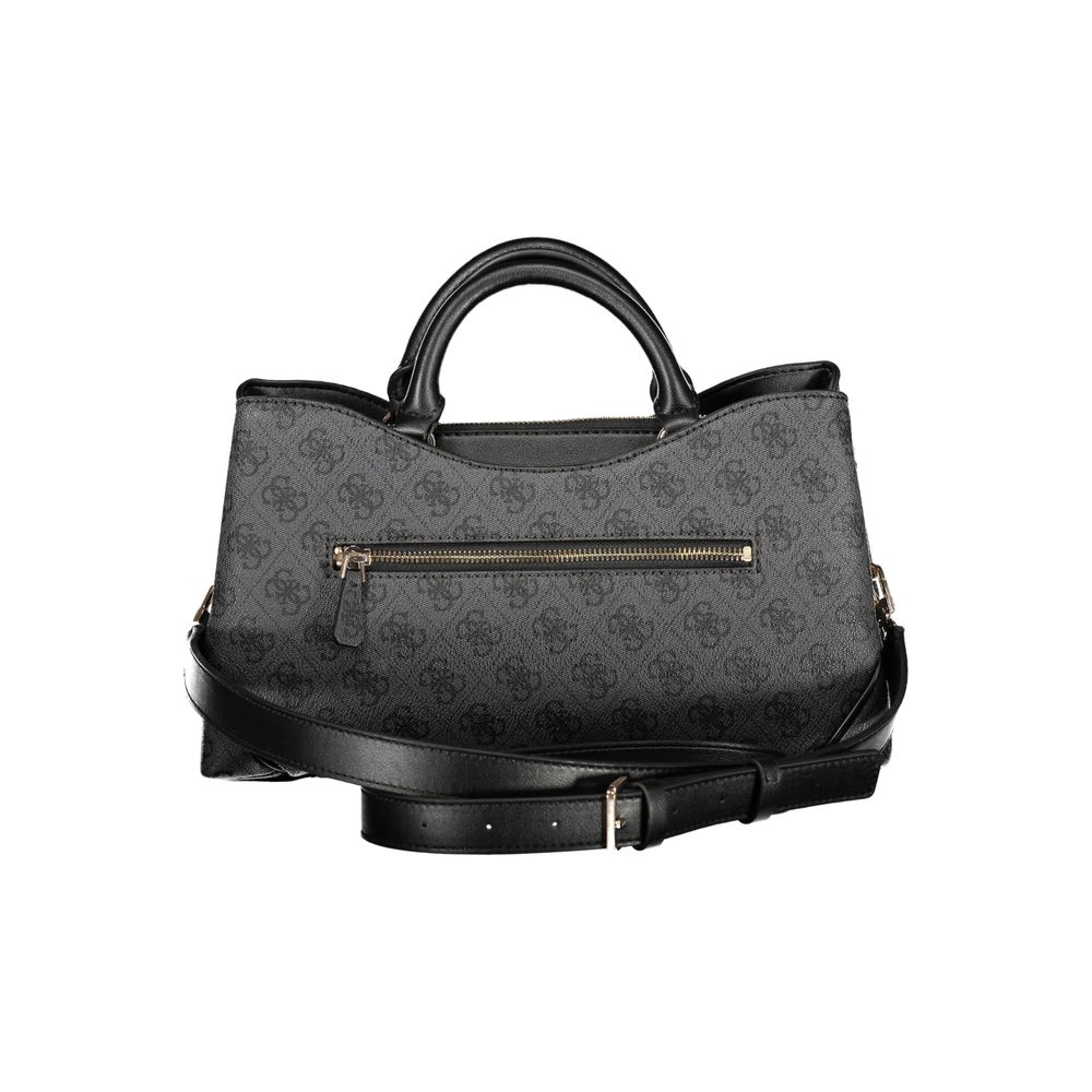 Sac à main en polyuréthane noir Guess