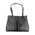 Sac à main en polyuréthane noir Guess