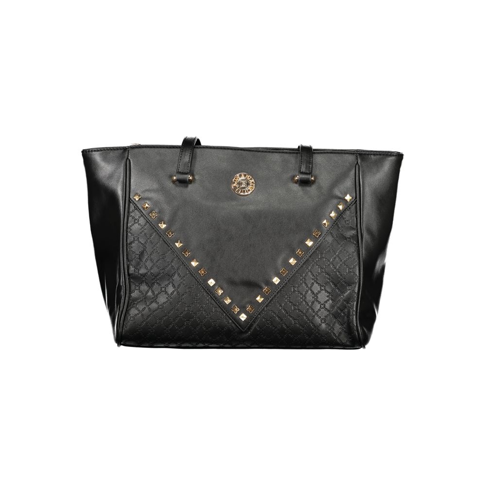 Black PVC Women Handbag Laura Biagiotti
