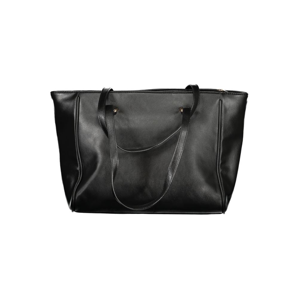 Black PVC Women Handbag Laura Biagiotti