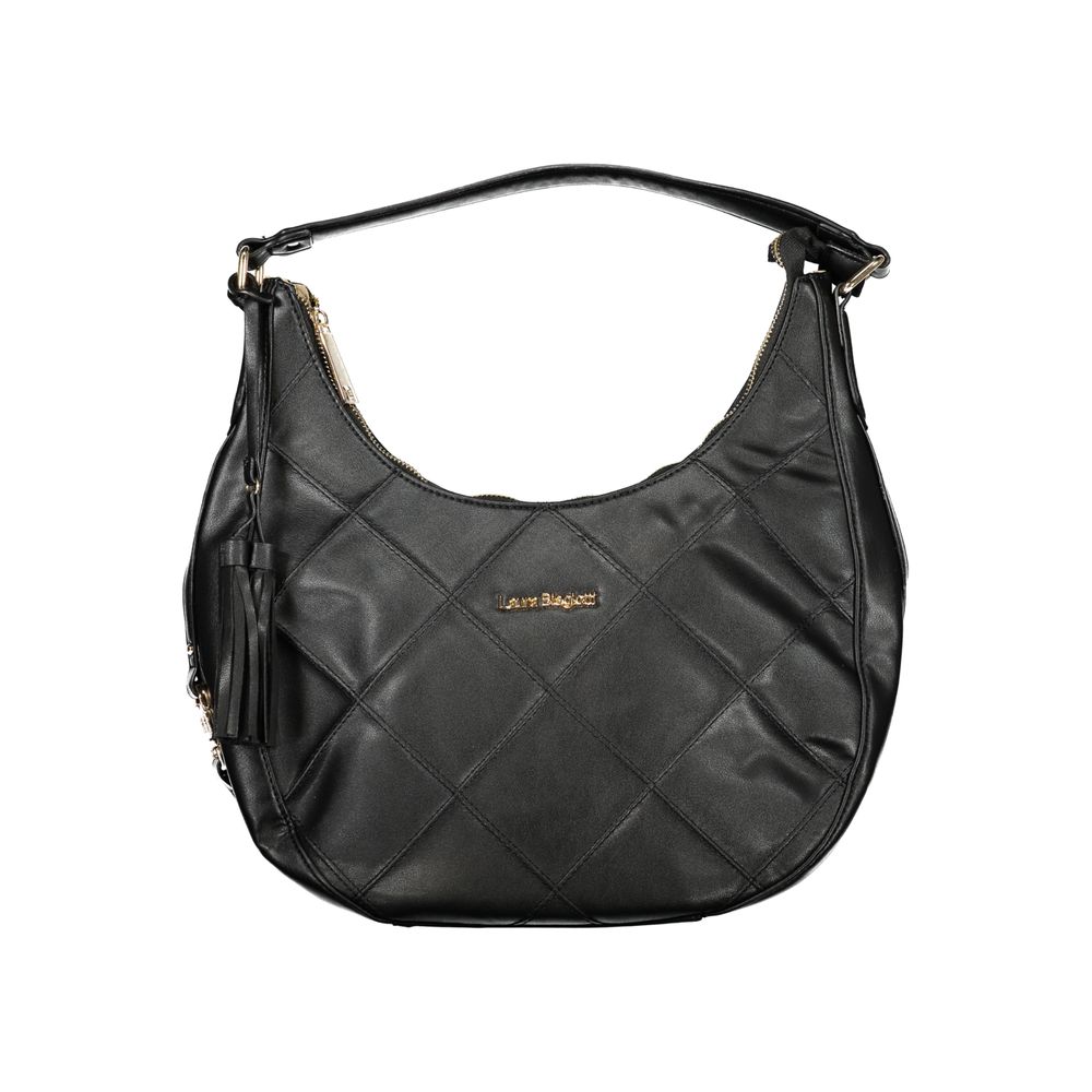 Black PVC Women Handbag Laura Biagiotti