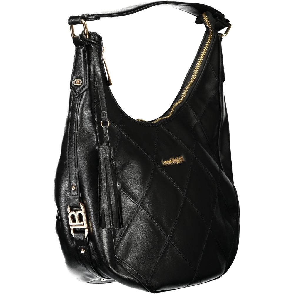 Black PVC Women Handbag Laura Biagiotti