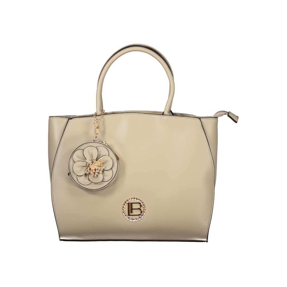 Sac à main beige Laura Biagiotti