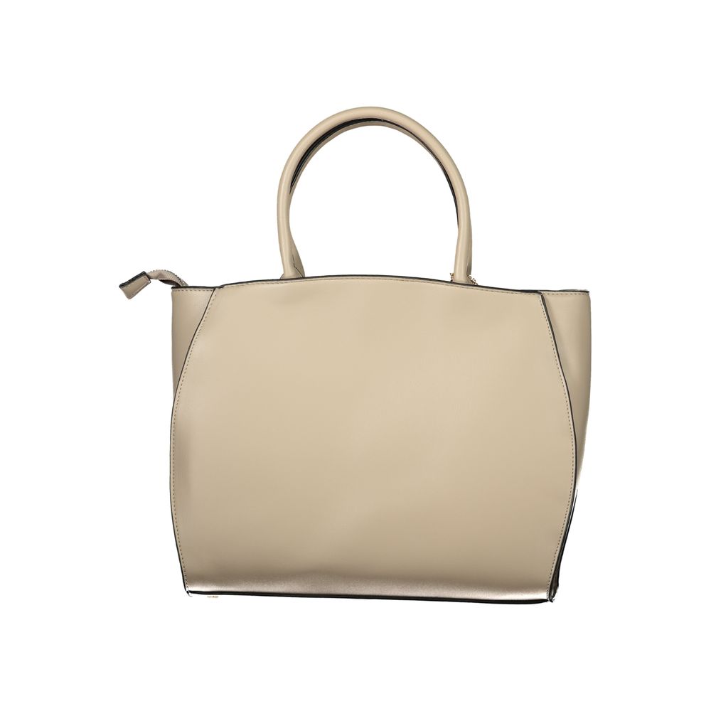 Sac à main beige Laura Biagiotti