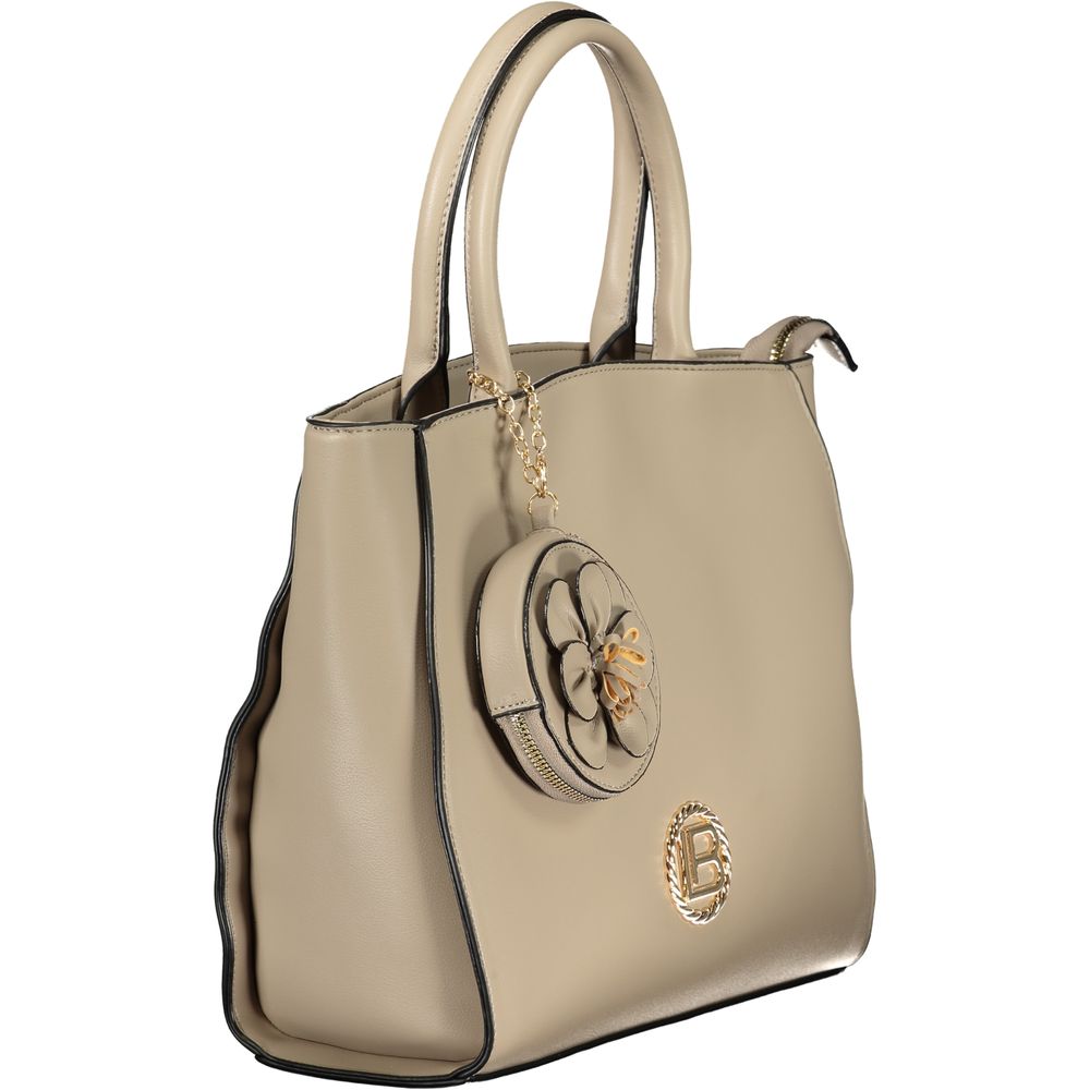 Sac à main beige Laura Biagiotti