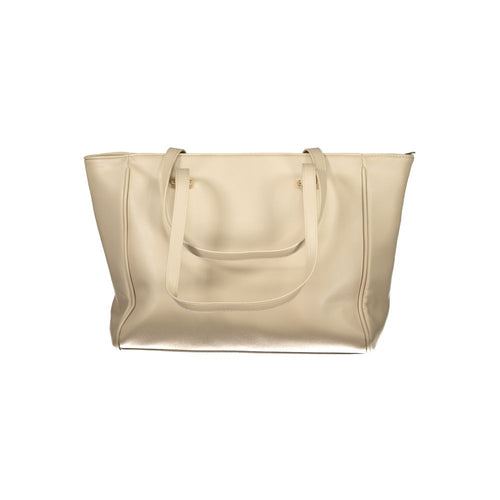 Beige PVC Women Handbag Laura Biagiotti