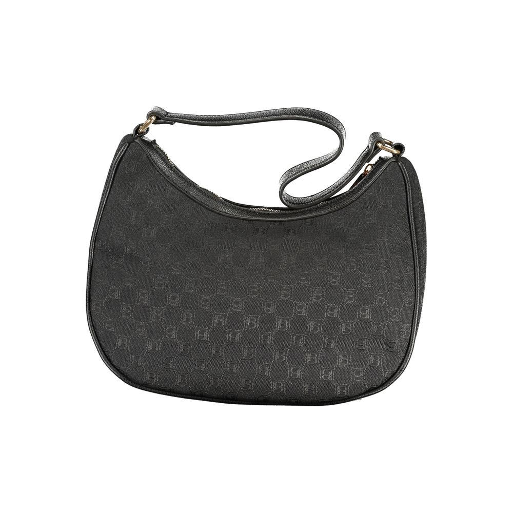 Bolso de mano de poliéster negro Laura Biagiotti