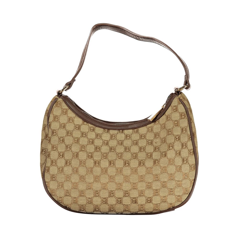 Sac à main en polyester beige Laura Biagiotti