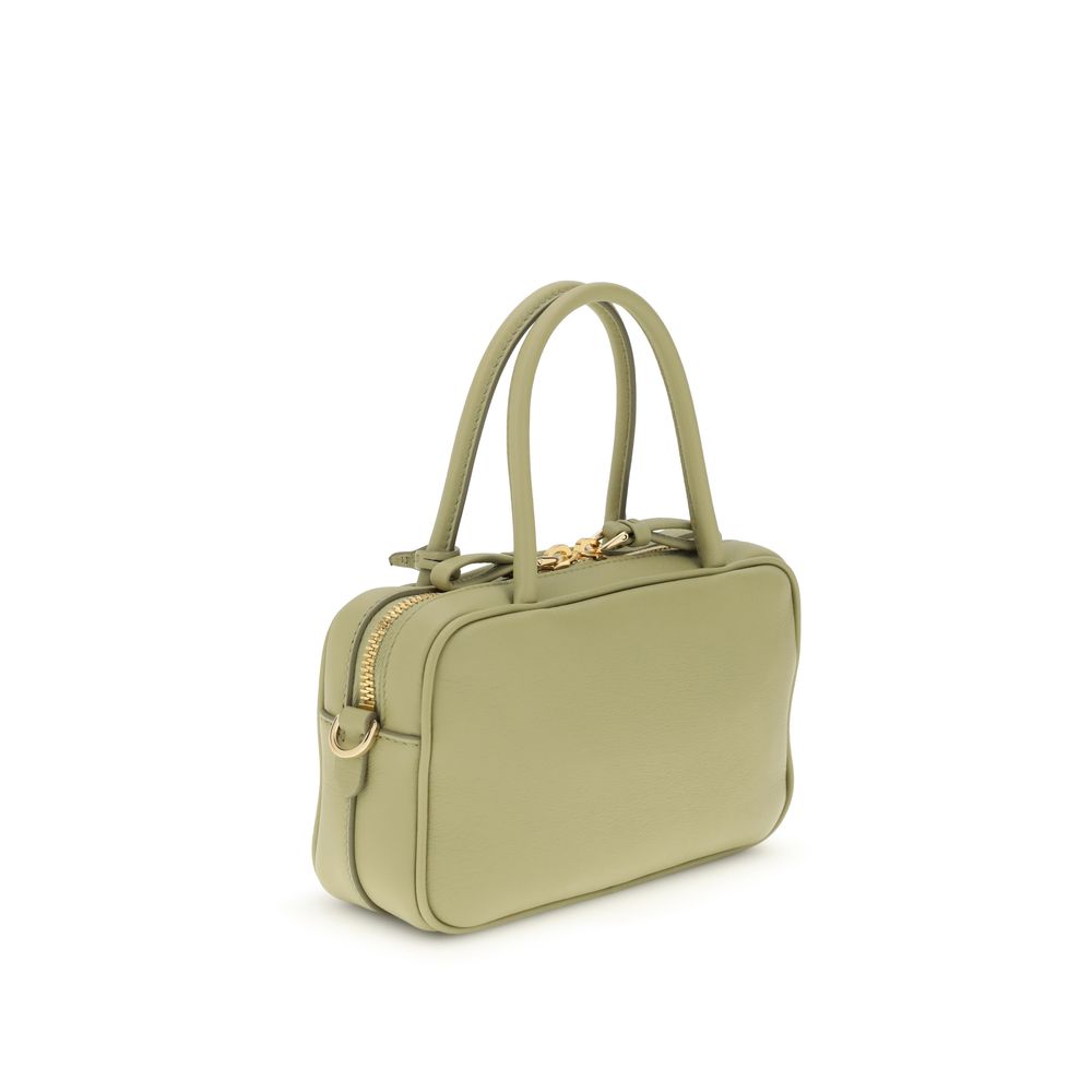 Sac à main Bos Taurus en cuir de veau bicolore Prada