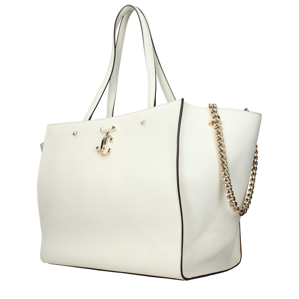 Sac à main en cuir blanc Jimmy Choo