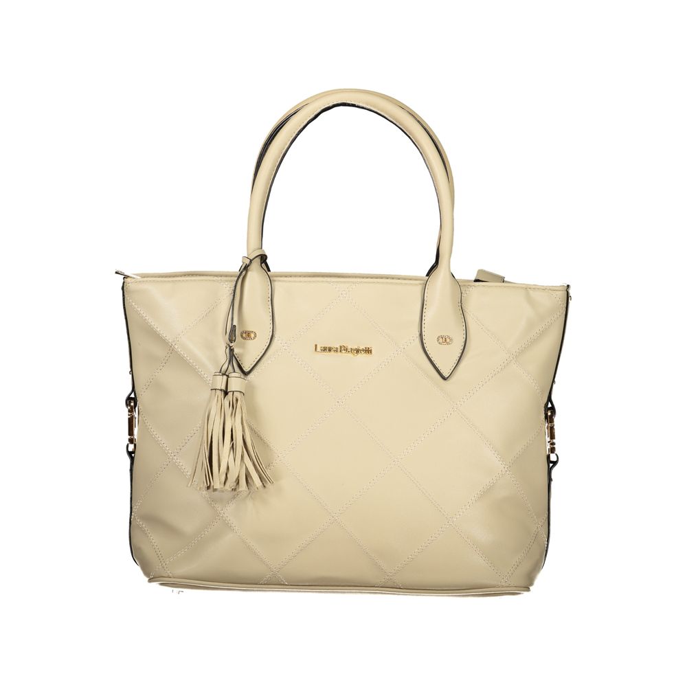 Sac à main beige Laura Biagiotti
