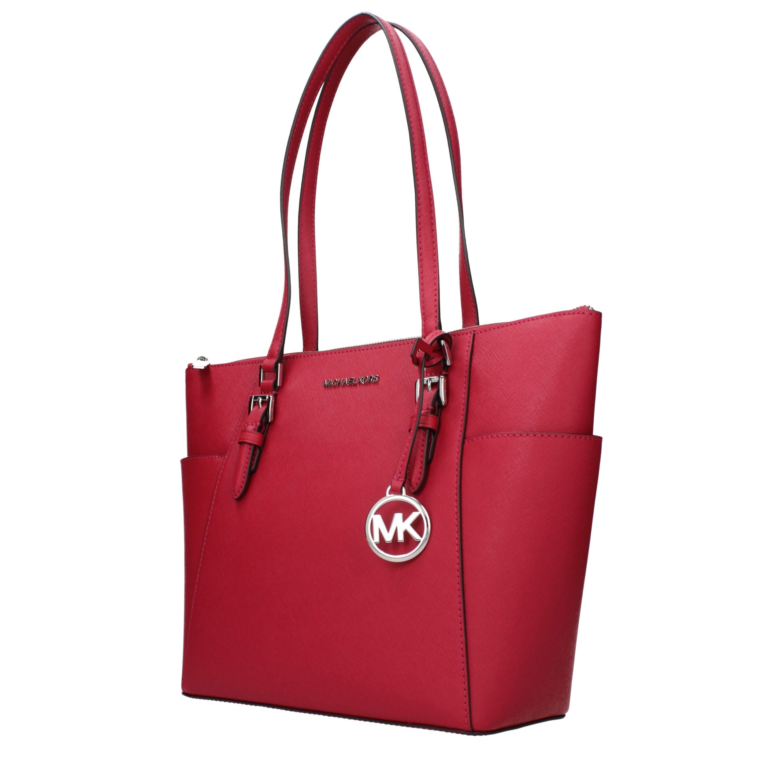 Sac à main en cuir rouge Michael Kors