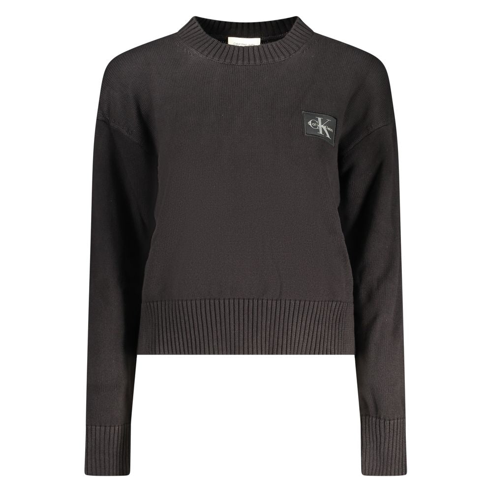 Pull en coton noir Calvin Klein