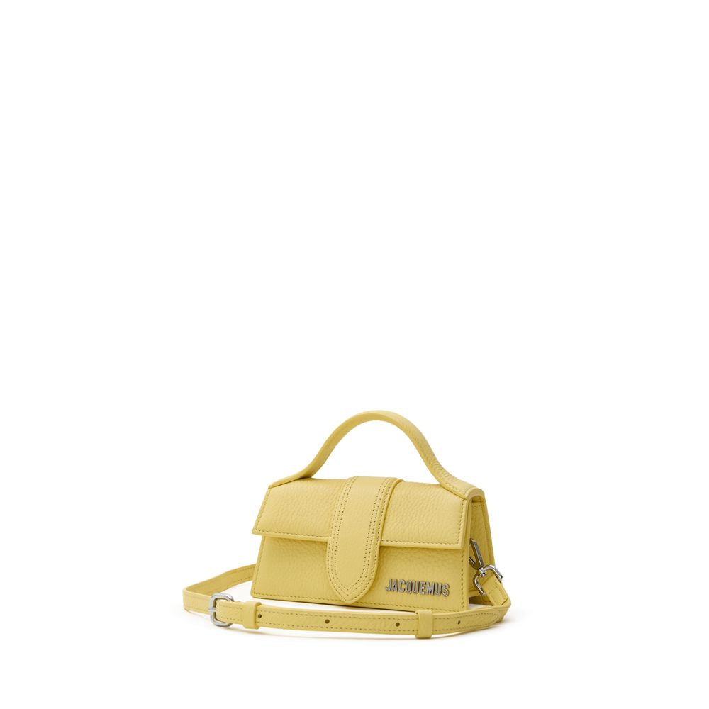 Sac à main en cuir jaune Jacquemus