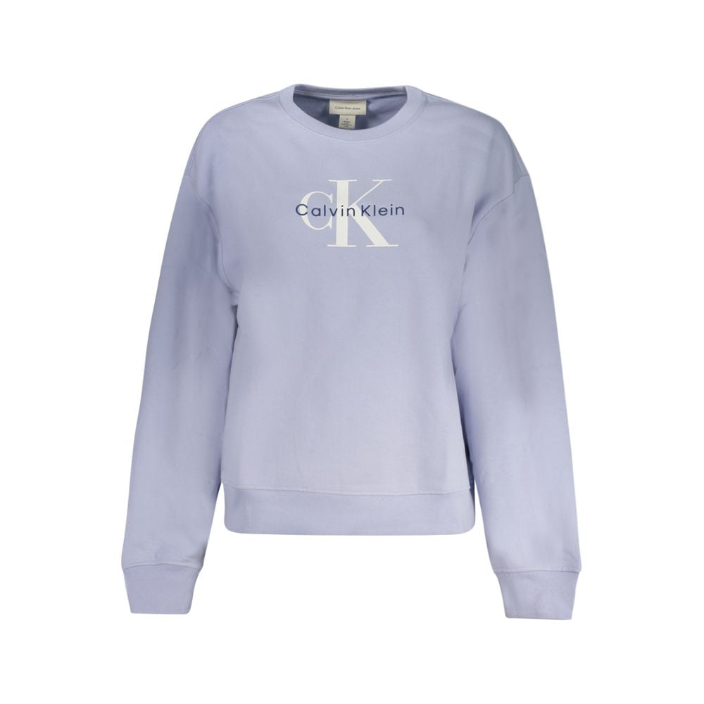 Sweat violet en coton biologique Calvin Klein