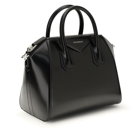 Sac à main Bos Taurus en cuir de veau noir Givenchy