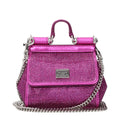 Sac à main en satin rose Dolce&Gabbana