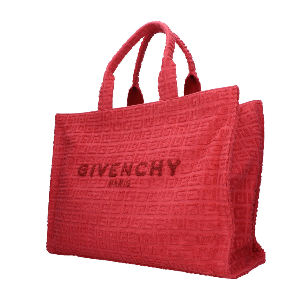 Givenchy red fabric tote bag
