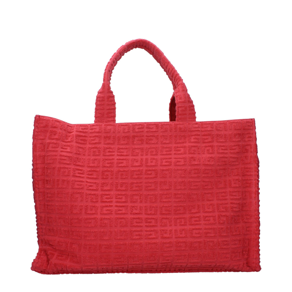 Givenchy red fabric tote bag