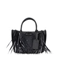 Sac à main en cuir noir Valentino Garavani