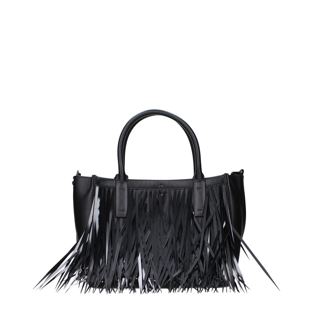 Sac à main en cuir noir Valentino Garavani