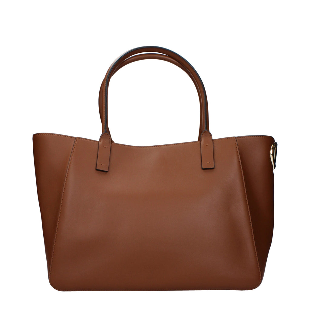 Sac à main en cuir marron Valentino Garavani
