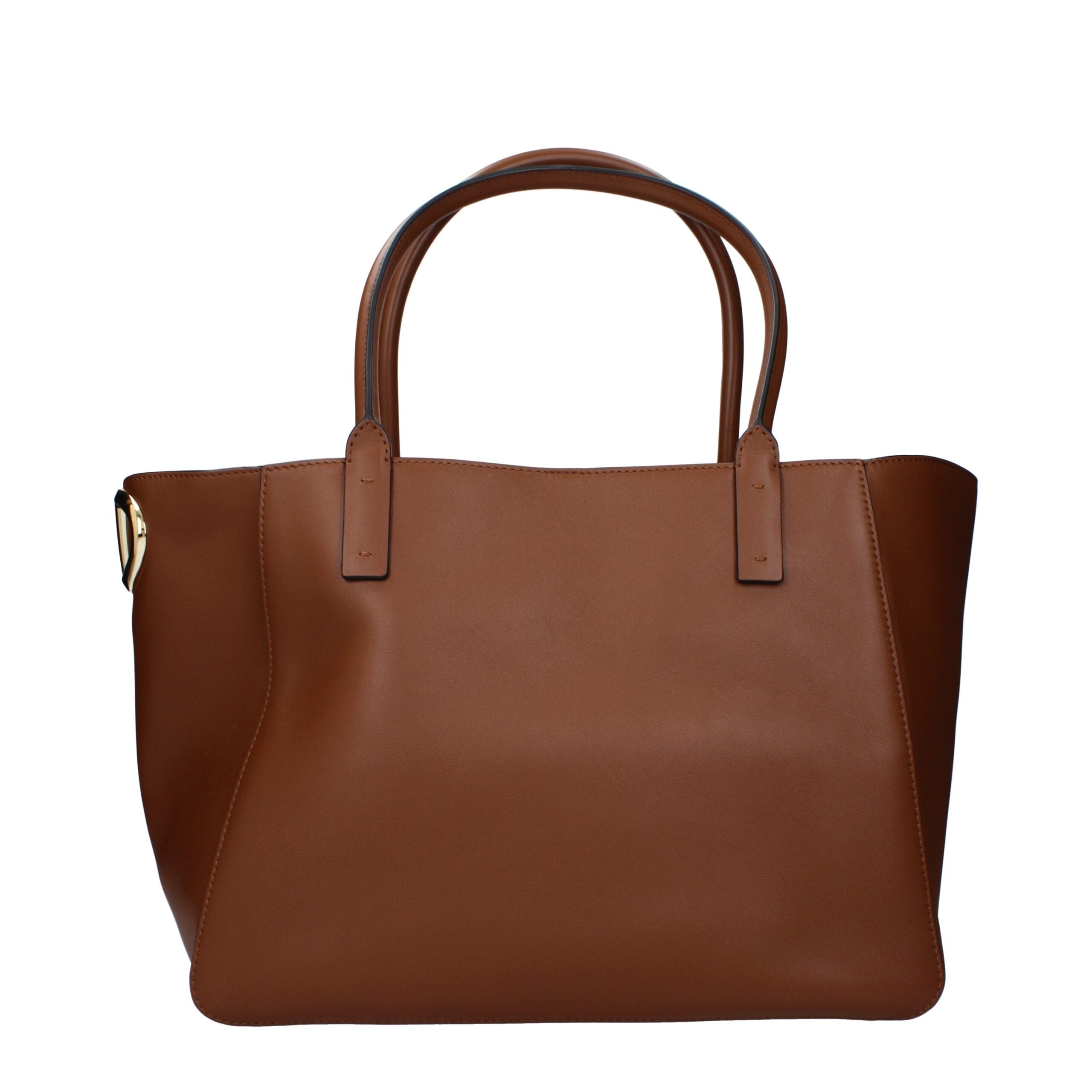 Sac à main en cuir marron Valentino Garavani
