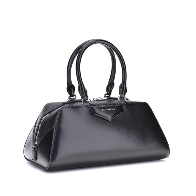 Sac à main Bos Taurus en cuir de veau noir Givenchy