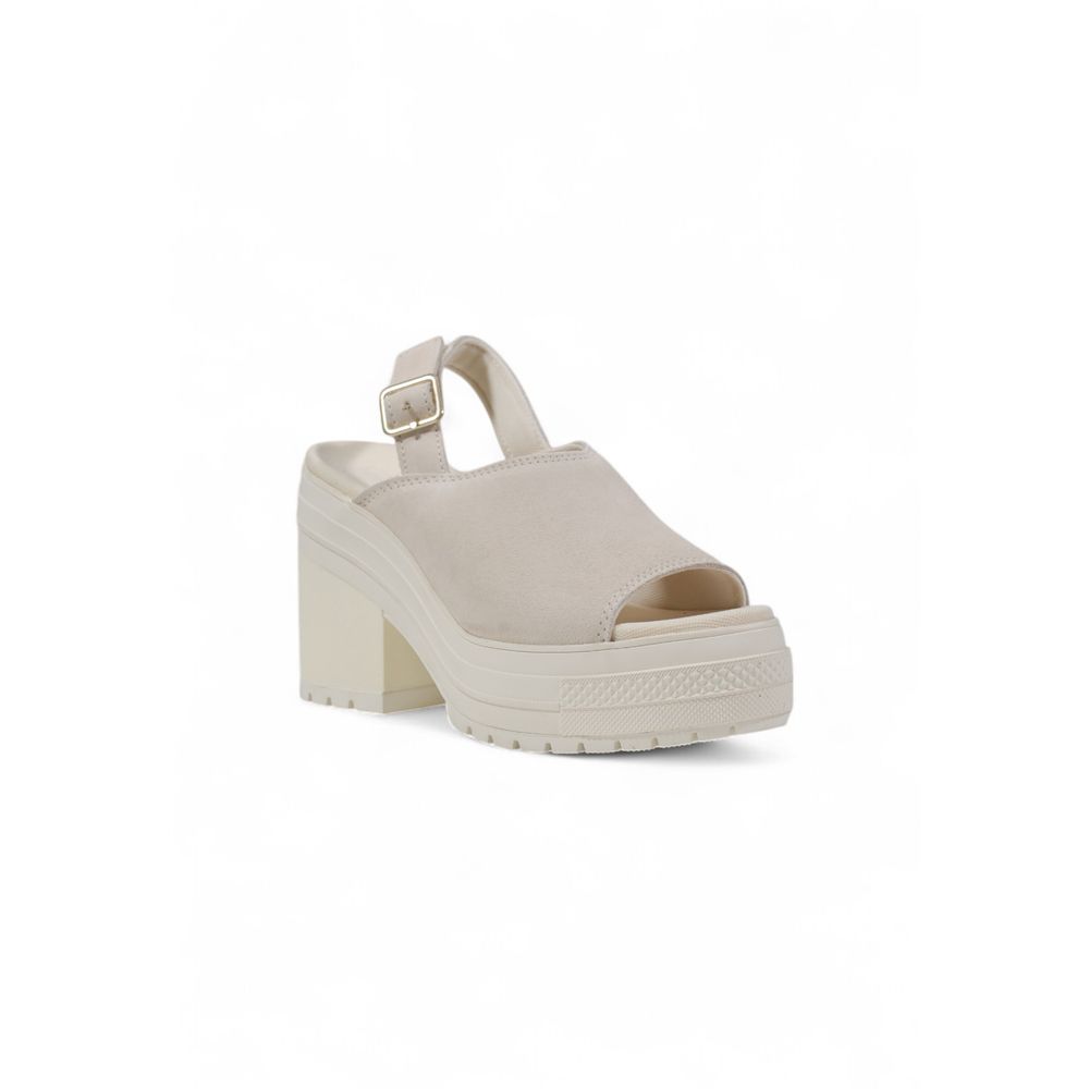 talons hauts en daim beige Converse