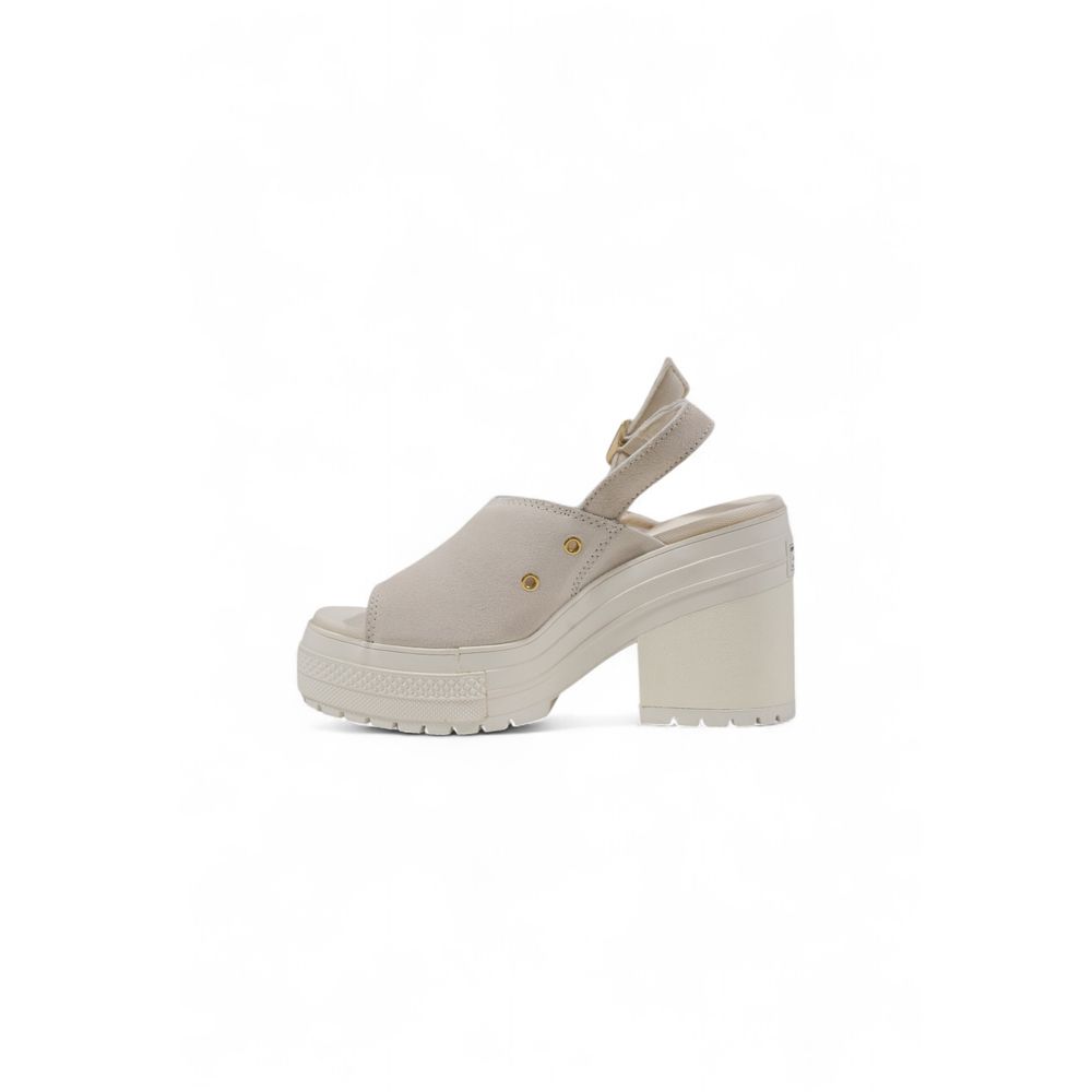 talons hauts en daim beige Converse
