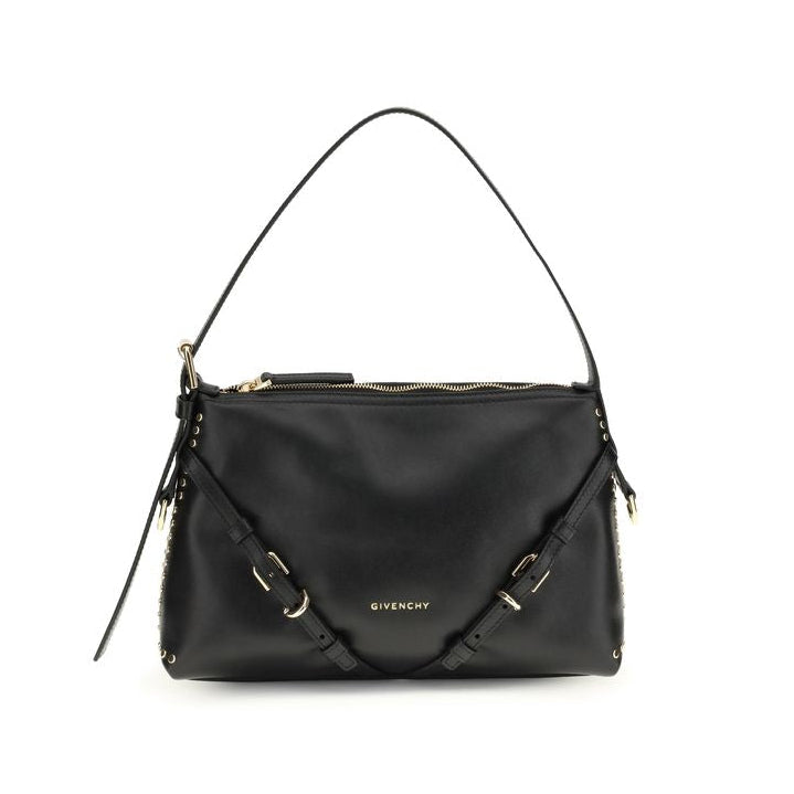 Sac bandoulière Bos Taurus en cuir de veau noir Givenchy