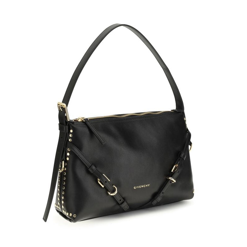 Sac bandoulière Bos Taurus en cuir de veau noir Givenchy