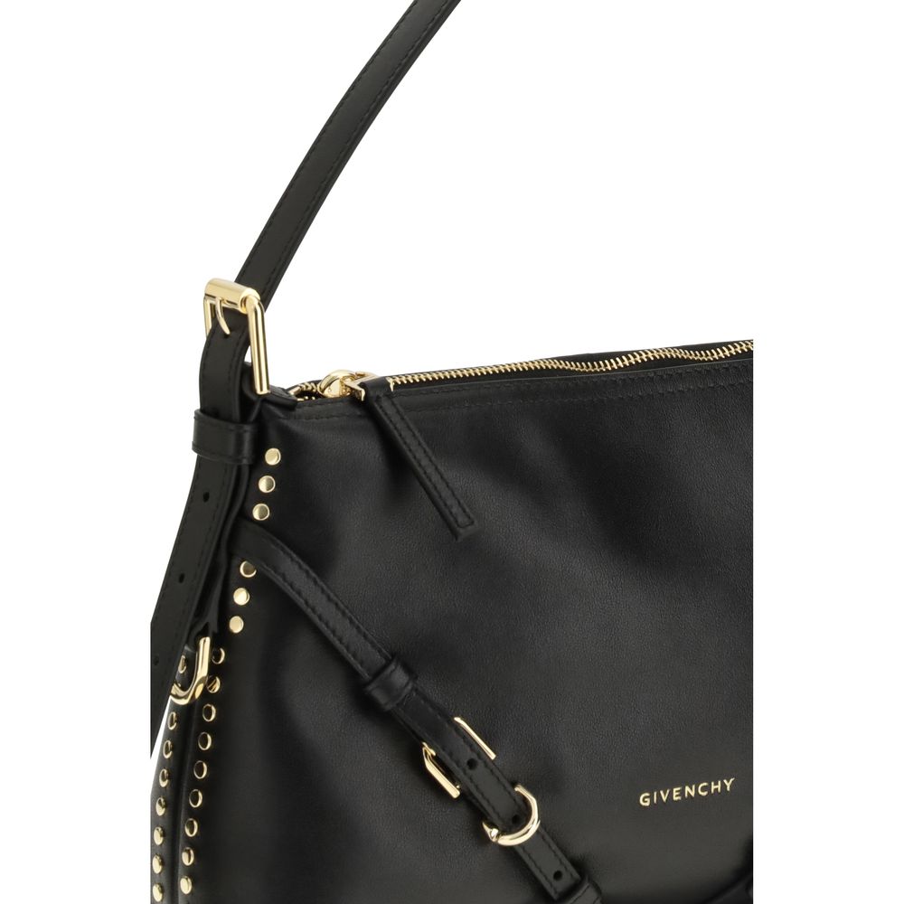 Sac bandoulière Bos Taurus en cuir de veau noir Givenchy