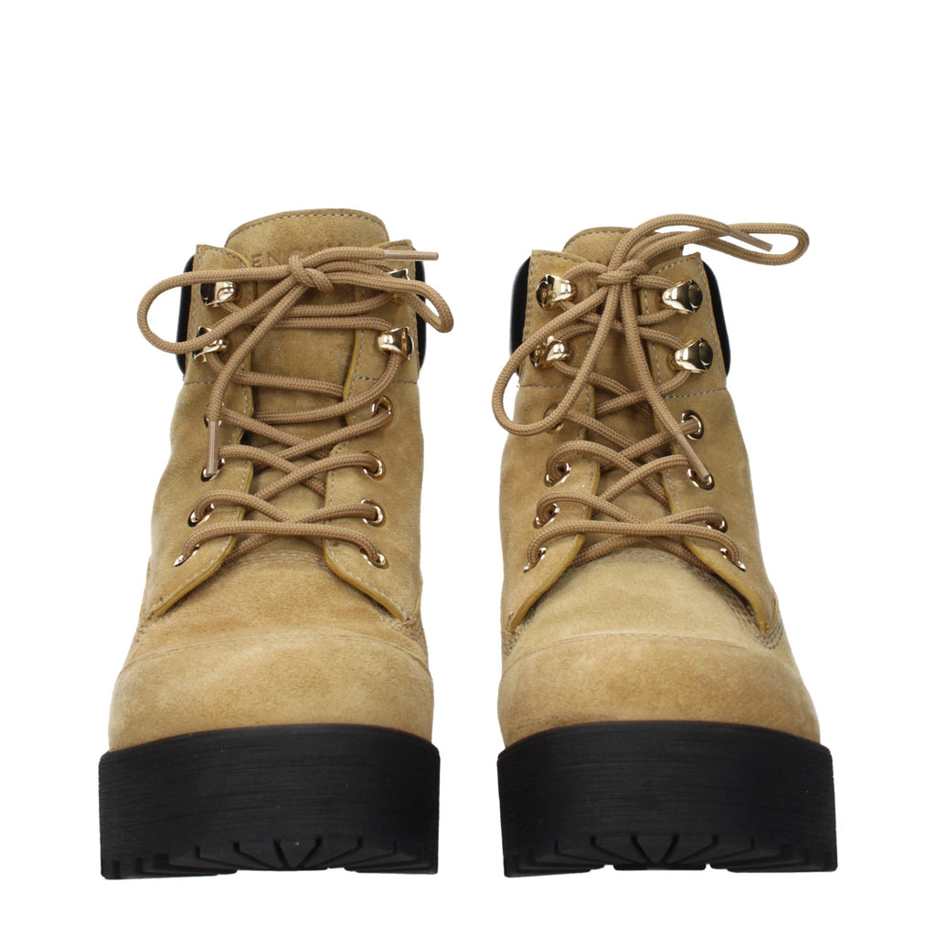 Bottines en cuir marron Givenchy