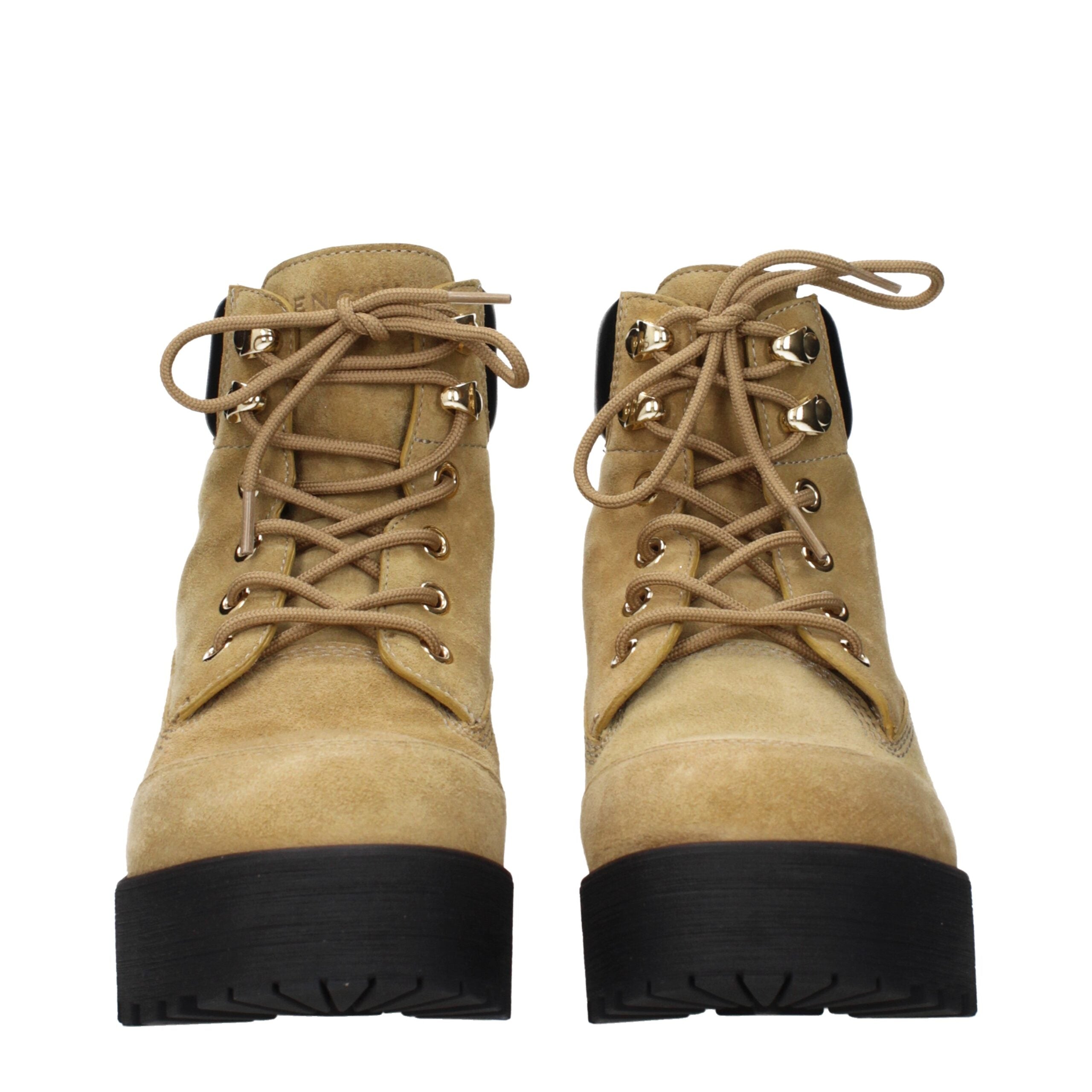 Bottines en cuir marron Givenchy