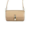 Sac bandoulière en cuir beige Furla