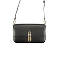 Sac bandoulière en cuir noire Furla