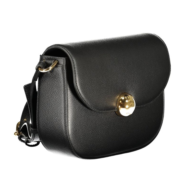 Sac à bandoulière en cuir noir Furla