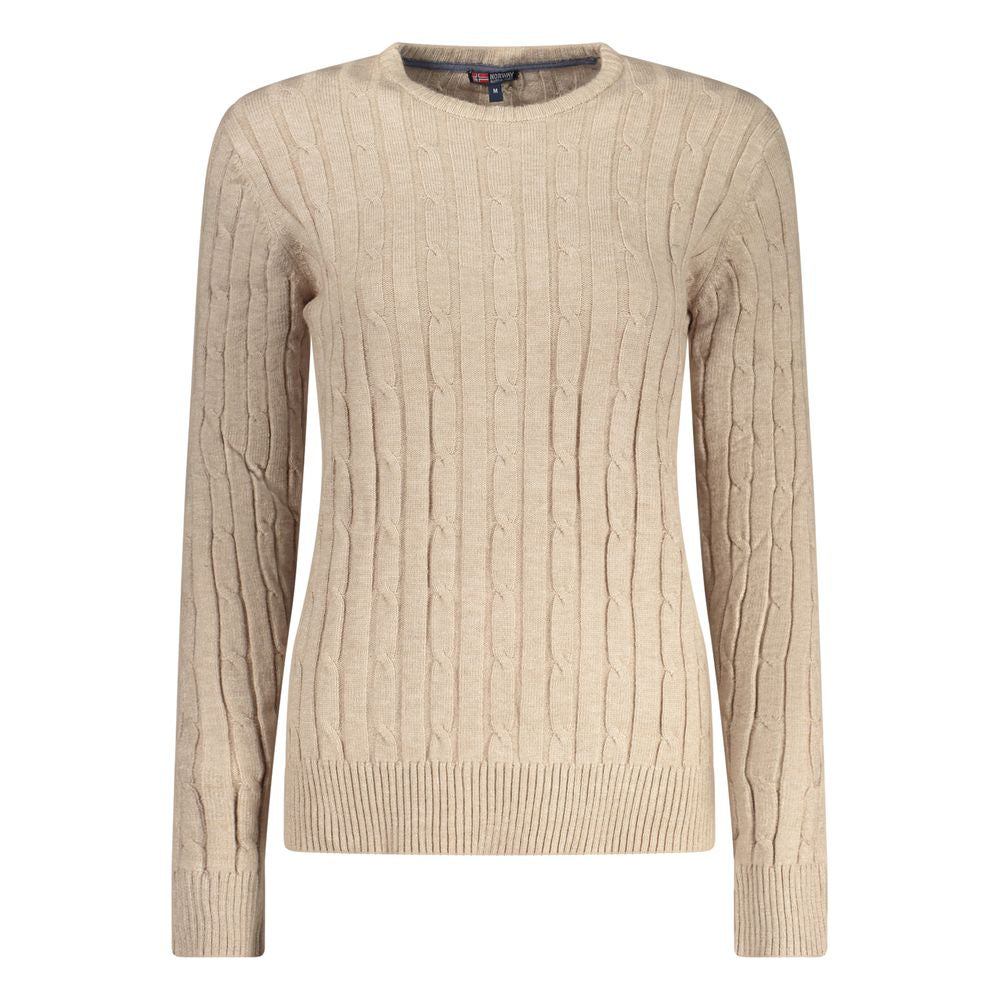 Pull beige en viscose Norway 1963