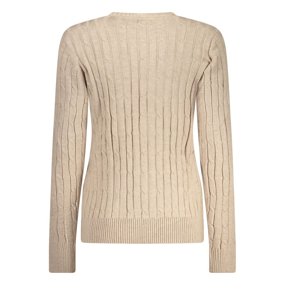 Pull beige en viscose Norway 1963