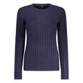 Pull en viscose bleue Norway 1963