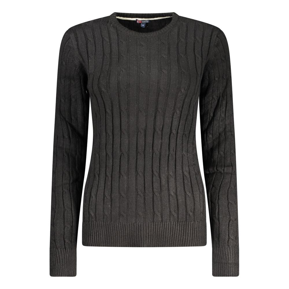 Pull en viscose noire Norway 1963