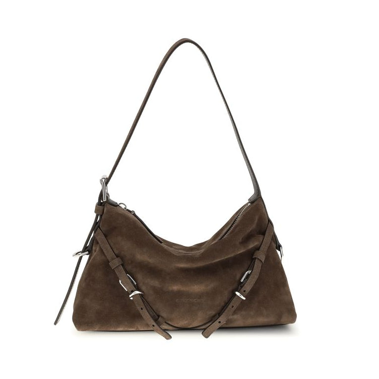 Sac bandoulière Bos Taurus en cuir de veau marron Givenchy